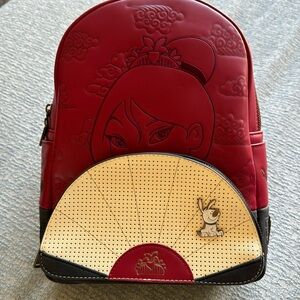 Loungefly Mulan Mini Backpack - Fan Pin Collector